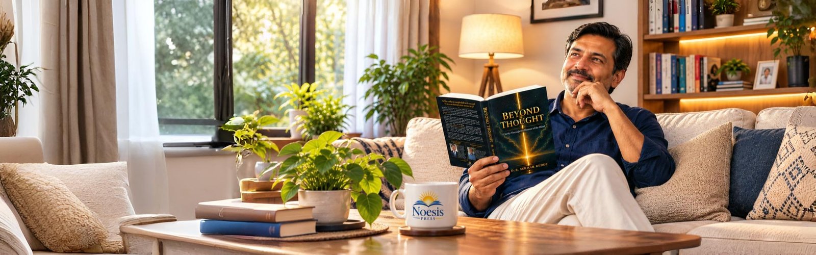 Books and Noesis Press mug